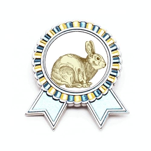 Pin's Bunny Culture M en métal pour personnaliser un sac ou une veste au festival de Pâques