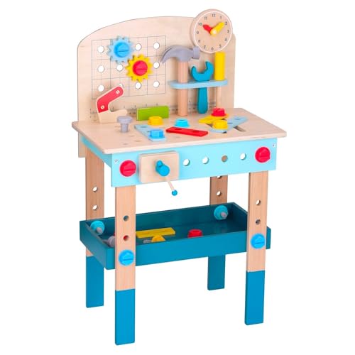 Banc de travail en bois Tooky Toy TK399 établi durable finitions soignées