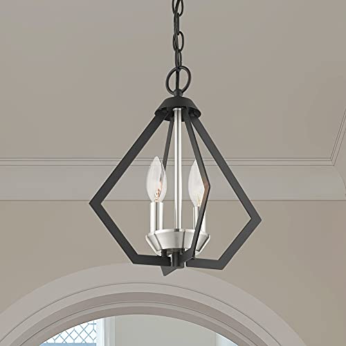 Livex Lighting 40922-91 Prism 2-Light Ceiling Mount, Brushed Nickel by Livex - Used condition - Image 2