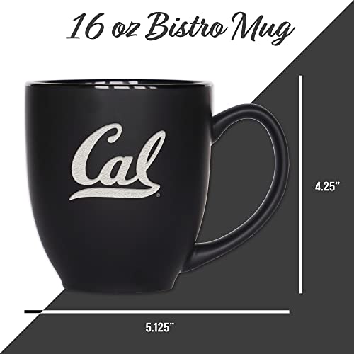 Rico-Industries-NCAA-Cal-Berkeley-Golden-Bears-Main-15oz-Laser-Engraved-Matte-Black-Ceramic-Bistro-Mug-For-Hot-or-Cold-Drinks