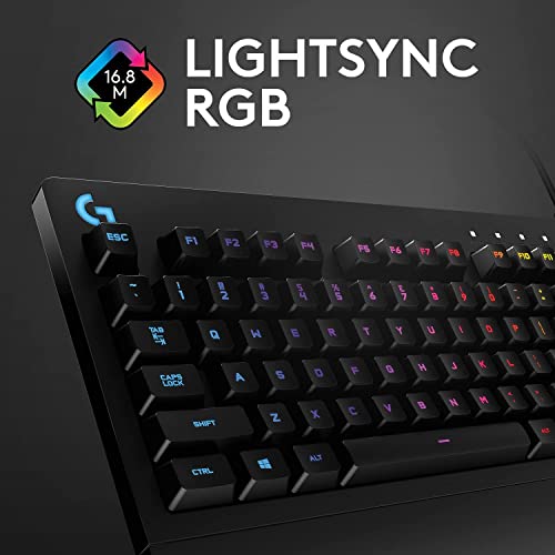 Logitech Prodigy G213 Wired Membrane Gaming Keyboard With Rgb Backlighting Black #TOP1