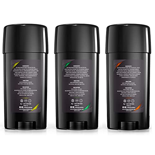 VIKING REVOLUTION - 3 Pack Natural Mens Deodorant, Aluminum Free Deodorant for Men - Long-Lasting Odor Protection and… - Image 3