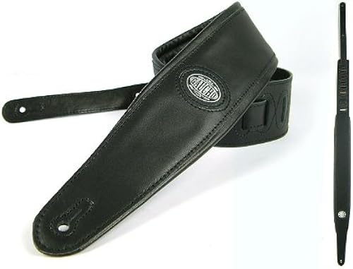 Gaucho Gitarrengurt Leder GST-600-XB schwarz gepolstert Gaucho Gitarrengurt Leder GST-600-XB schwarz gepolstert
