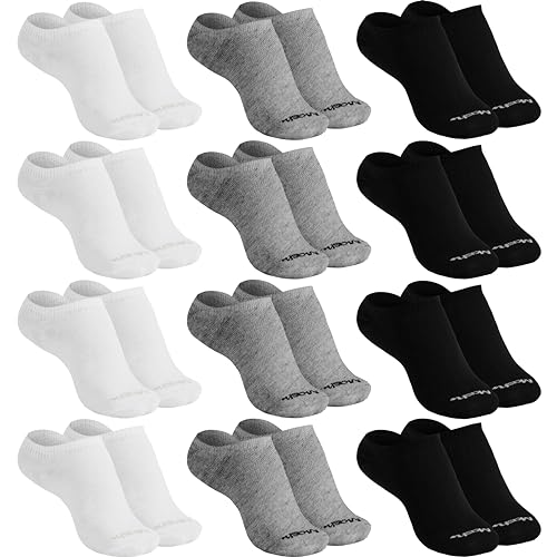 12 Pares Meias Mash Meia Invisível Meia Esportiva Meia Cano Curto Meia Sapatilha Meia Algodão, 4 Bra