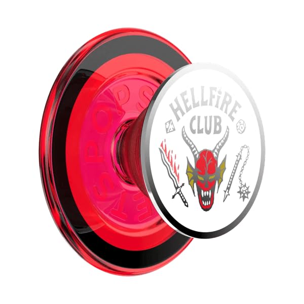 PopSockets Agarre de teléfono para MagSafe, Soporte magnético - Hellfire