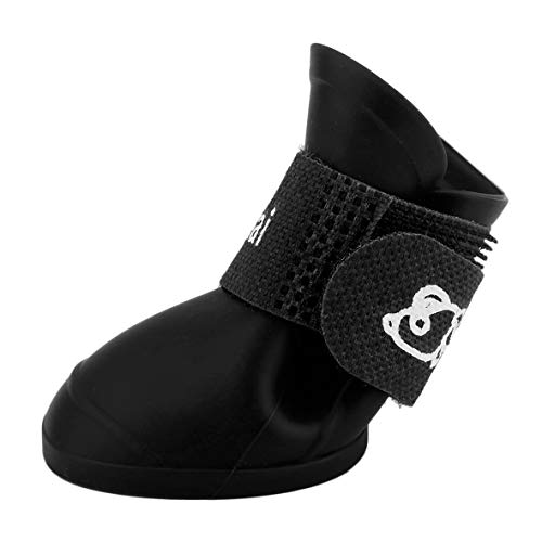 Heaviesk Haustier Hunde Schöne Bequeme Wasserdichte PVC Stiefel Modische Art Weiche Regenschuhe für kleine Hunde