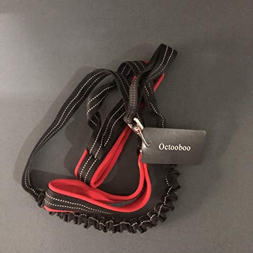 Octooboo Dog Leash, Heavy Duty Pet Leash Large Dog 6 feet Long with Padded Handles for Training and Running, Dual Handle Dog Leash Bungee with Reflective Stitching, Perfect for Medium and Large Dogs