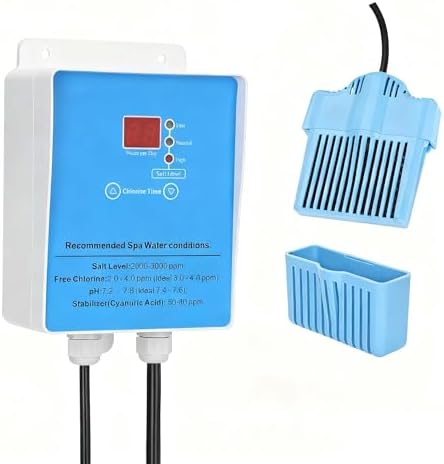 Drop-in Hot Tub Salt System Up to 2000 Gallons,Designed for Hot Tubs & Swim Spas,Chemical-Free