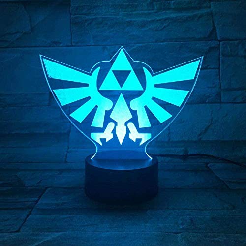 Luz Nocturna 3D La Leyenda De Zelda Lámpara