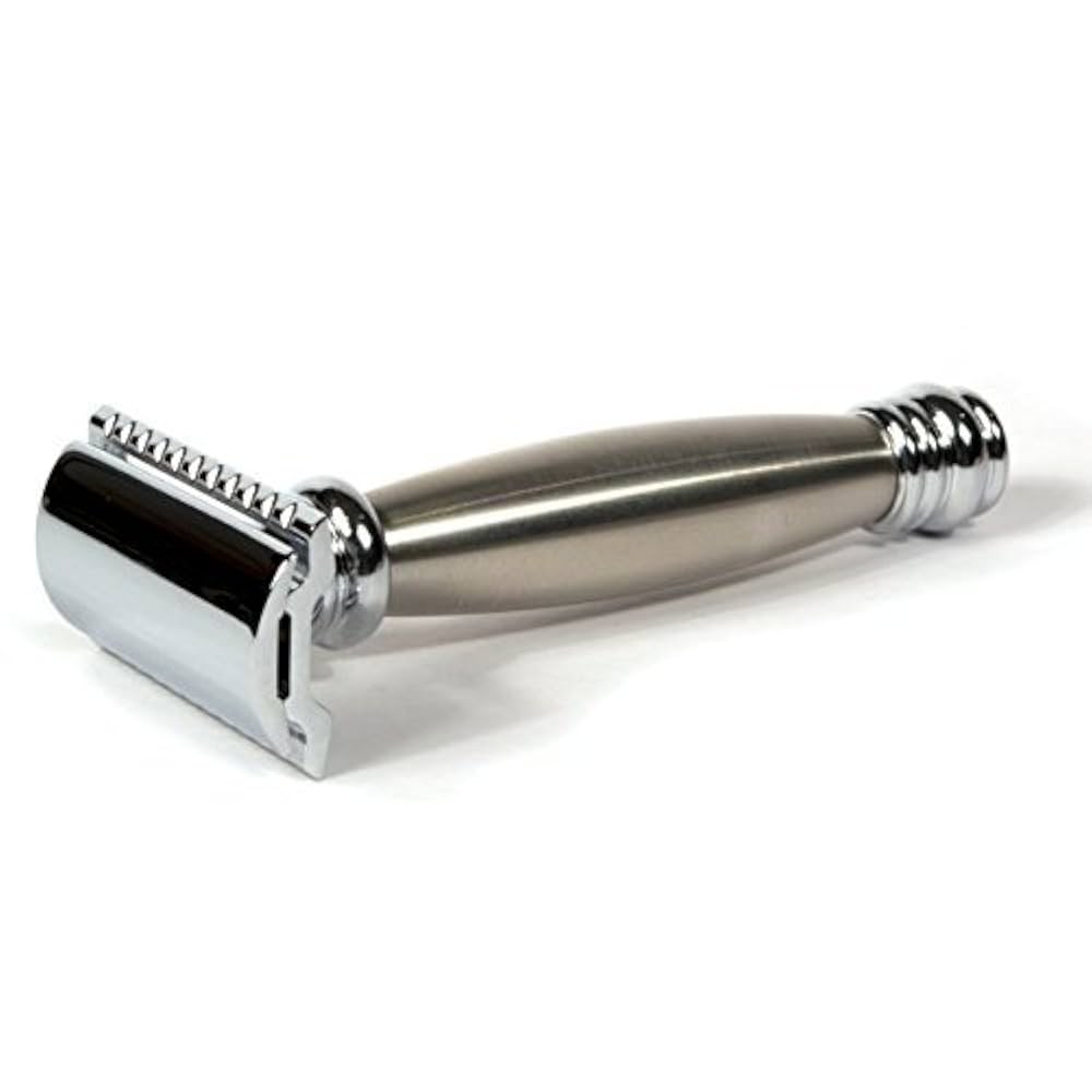 メルクール MERKUR 髭剃り 両刃ホルダー43002 流線型重厚グリップ Amazon.co.jp: メルクールMERKUR(独)髭剃り（ひげそり）両刃