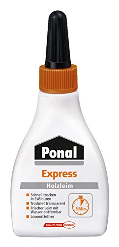 Ponal PN12X Holzleim Express, 60 g (5er Pack)