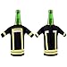Deitert Flaschenkühler Feuerwehr Flaschenhülse aus Neopren, mit Reißverschluss, für Bier, Limonade, Getränke, Flaschenshirt, Bottelshirt