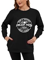 Love2Mi Damen Langarm Stillshirt lässig Unsichtbarer Reißverschluss Sweatshirt zum Stillen Umstandsmode Mit Tasche