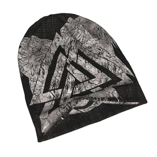 Bonnet Valhalla avec symbole viking Valknut stretch et respirant