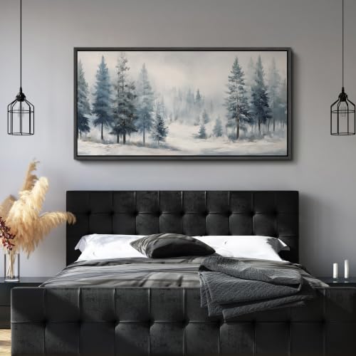 Image of MUDECOR Extra Large Framed Canvas Print Wall Art Pine Art for Living Room
