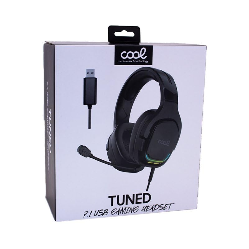 Cuffie Stereo PC / PS4 / PS5 / Xbox Gaming Led RGB Cool Tuned USB 7.1
