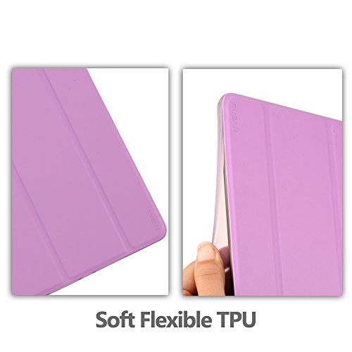 Ruban Case Compatible With Ipad (9.7-Inch, 2018/2017 Model) - Ultra Slim Lightweight Smart Shell Standing Cover With Auto Wake/Sleep Feature, Purple #TOP4