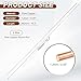 PATIKIL 2Pcs 99.99% Pure Copper Round Rod, 1.2mm / 0.05