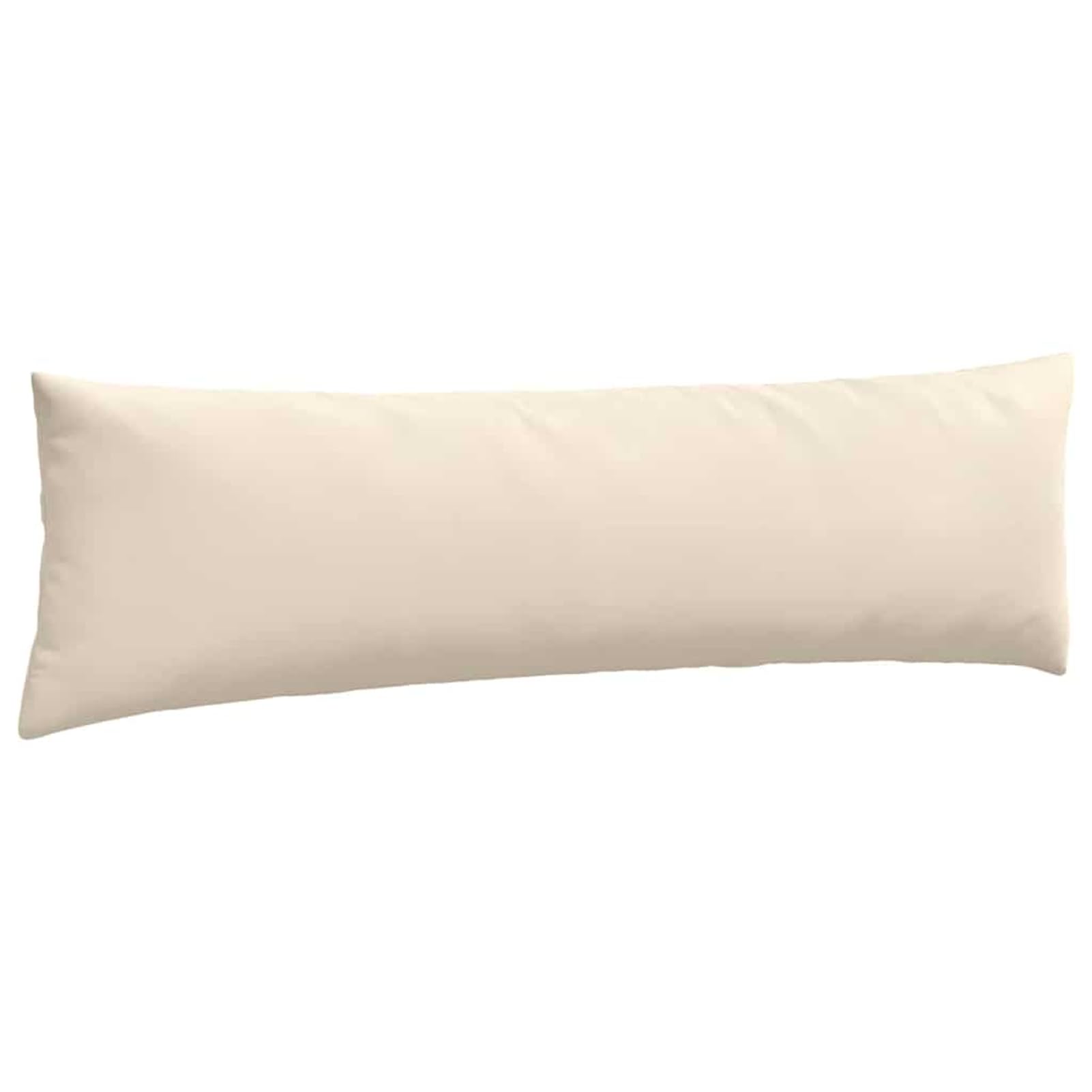 Cuscini da divano, 2 pezzi, beige, 145 x 40 cm, in tessuto sfoderabile, con imbottitura in poliestere, per soggiorno, camera da letto e ufficio in casa