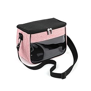 Hamster Carrier Bag Small Animals Carrier Bag Transport Pouch Portable Breathable Outgoing Bag with Shoulder Strap for Sugar Glider Squirrel Rats Guinea Pig