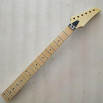 YAFEN Maple Guitar Neck 24 Fret Locking Nut Electric Guitar Neck Parts maple fingerboard
