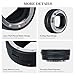 EF-EOS R Lens Mount Adapter with Auto Focus, Compatible with EF/EF-S Lenses to EOS R, R3,R5, R6, R7, R8, RP, R50, R100, R5C, C70 Mirrorless Camera, Support Auto Focus & EXIF Data & is