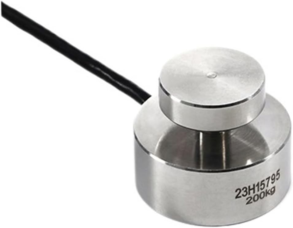 Micro Load Cell Sensor with Indicator Display Electronic Scale Instrument,Test and Compression 100KG 200KG 500KG 1T(200KG)