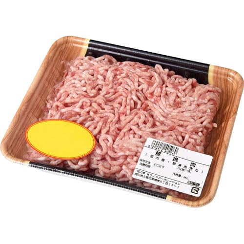 【量り売り商品】国内産 豚挽肉(解凍肉含む) 約490g(421g-558g)のサムネイル