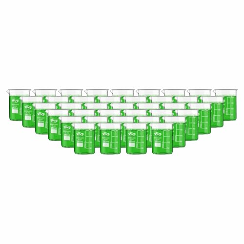 Image of VVS Borosilicate Glass Beaker 250ml pack of 40 of For School College, Lab Laboratry and professional use