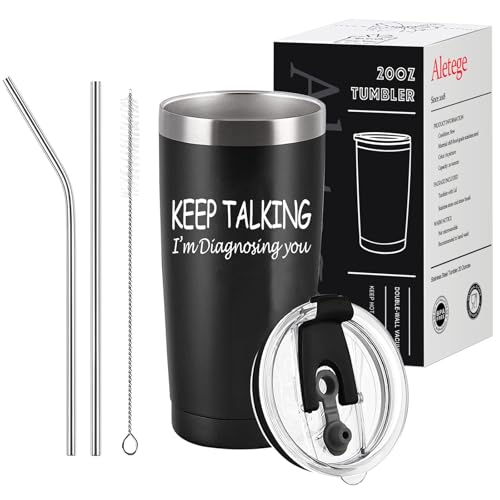 Aletege Psychology Travel Tumbler, Social Worker & Therapist...