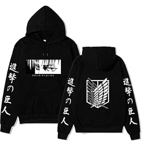 NBWS Anime Attack On Titan Hoodie Pullover Lange Mouwen Sweatshirts Levi Ackerman Hoodies Mannen Vrouwen