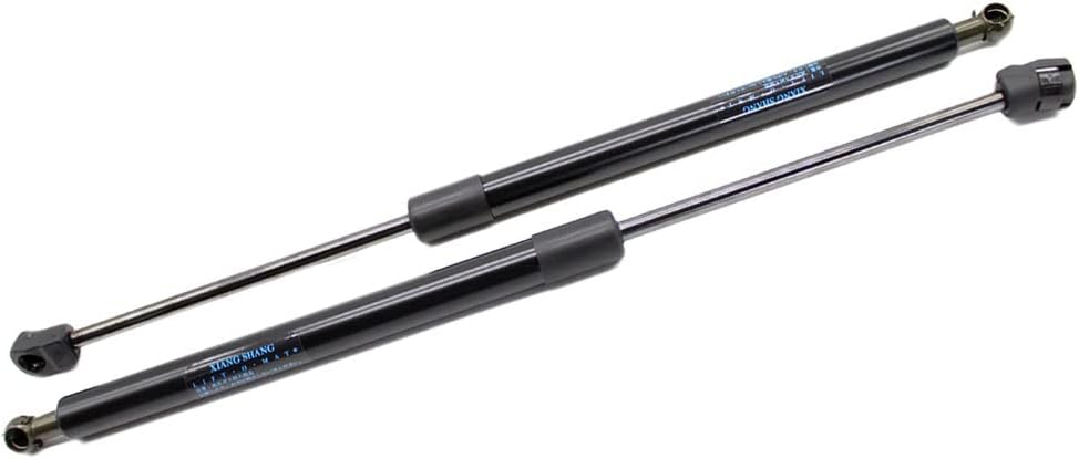 TSUBASA Lift Supports for Toyota Corolla (E110)/Toyota Sprinter Carib/Chevrolet Prizm 1995-2002 Front Bonnet Hood Modify Carbon Fiber Gas Charged Shock Dampers Spring Struts Bar (2 PCS) (Normal black)