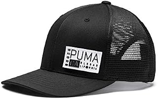 Puma Golf 2019 Men's Trucker Snapback Hat (Men's, One Size), Puma Black