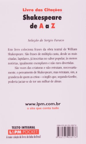 Shakespeare de a a z - Livro das Citações