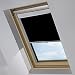 Produktbild MCTECH Dachfenster Rollo Sonnenschutz Verdunkelung Thermorollo Jalousien Rollos (102, schwarz)