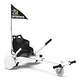 CITYSPORTS Hoverkart avec Siège, Hovercart Universel Fixation Réglable, Compatible Balance Board de 6,5” à 10” (Hip-HOP)