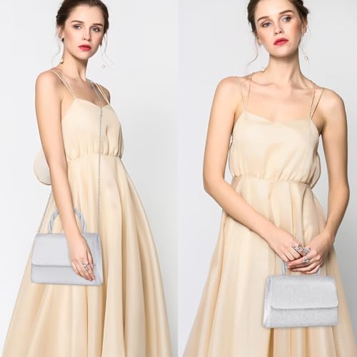 Bolso de mano para mujer Larcenciel Evening Clutch con cadena miniatura 2