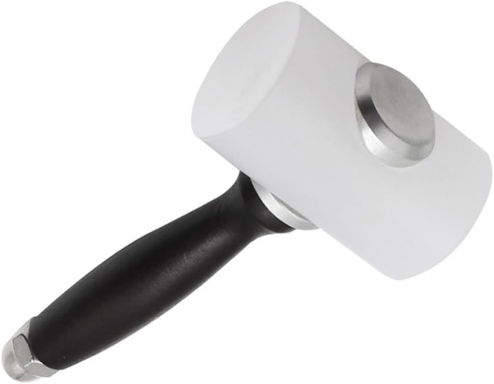 Leather DIY Head Carving Nylon Hammer Handle with Wood