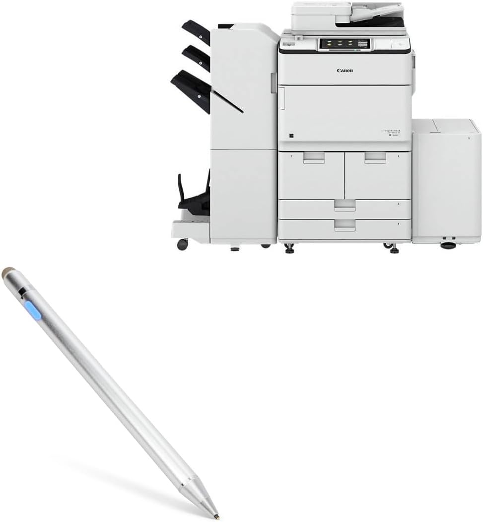 BoxWave Stylus Pen Compatible with Canon imageRUNNER Advance DX 8995i - AccuPoint Active Stylus, Electronic Stylus with Ultra Fine Tip - Metallic Silver