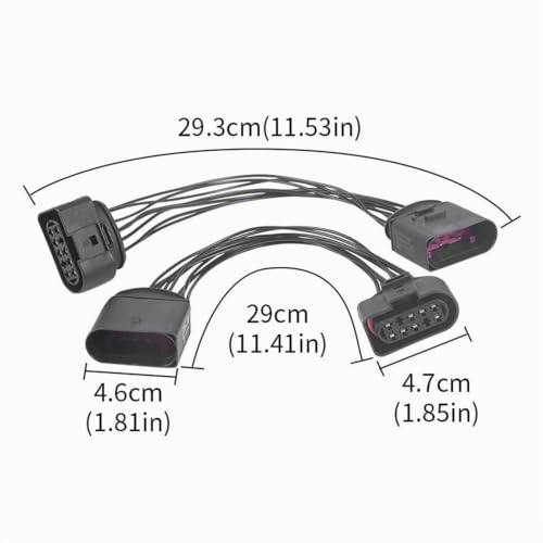 Cable adaptador para conector de faros de xenón de 14 a 10 pines 3