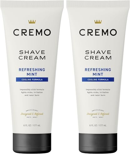 Image of Cremo Cooling Shave Cream, 6 fl oz (Pack of 2)