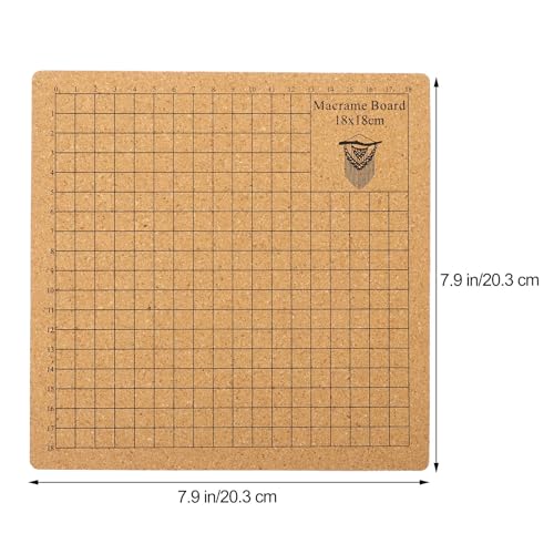 Tablero de corcho para proyectos de macramé y diseño de pulseras en casa 2