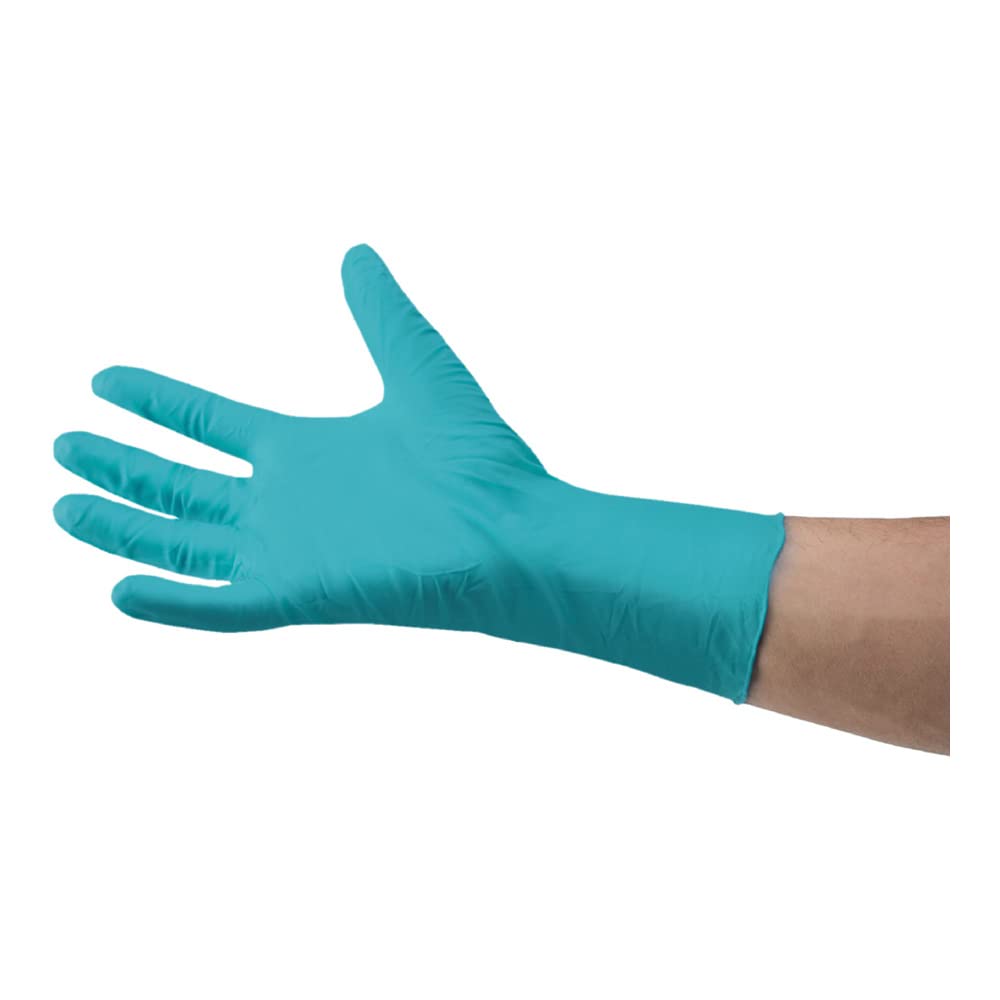 neoLab 1-0703 AQL 0.65 - Guantes desechables (nitrilo, talla XL, 100 unidades), color verde