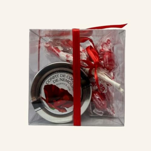 Pequeño cofre todo amapola