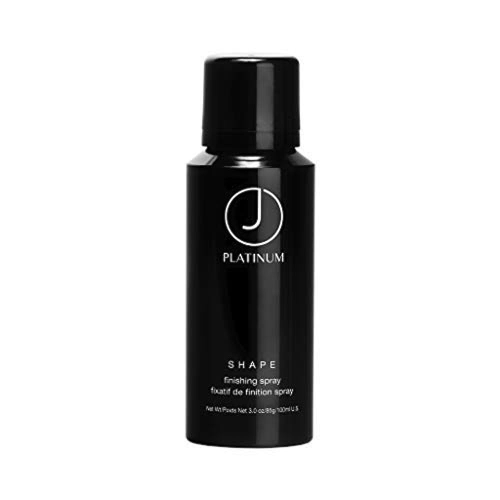 J Beverly Hills Platinum Shape Finishing Spray with Vitamin B5 to Prevent Hair Breakage, (3 Oz, 8 OZ)