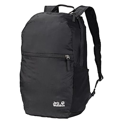 Jack Wolfskin unisex Jwp Pack 18 Jours Sac à Dos dagryggsäck, en storlek, - Svart (Black) - Einheitsgröße
