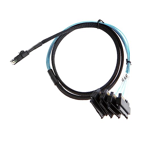 jojofuny 0.5m Cable for Hard Drive Mini Cord Sff Conversion High Speed Data Transfer Rate