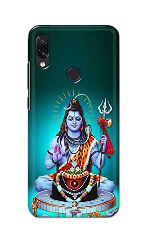 Image of Printed Hard Back Cover Case for Mi Redmi Note 7 | Mi Redmi Note 7 Pro | Mi Redmi Note 7S Back Cover (Lord Shiva) -1803