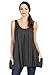 Savi Mom Maternity & Nursing Tank Top (Large, Charcoal Gray)