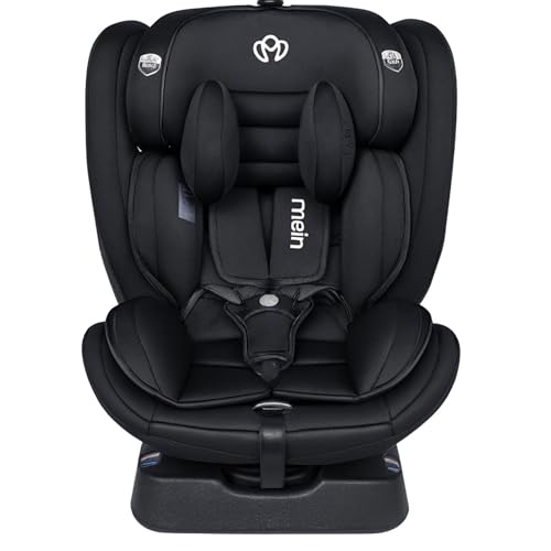 MEIN Seggiolino Auto Senza Isofix 0-36 kg Montaggio con cinture di sicurezza Seggiolino Auto Gruppo 0-1-2-3 Reclinabile e Sicuro per Neonati e Bambini Facile Installazione